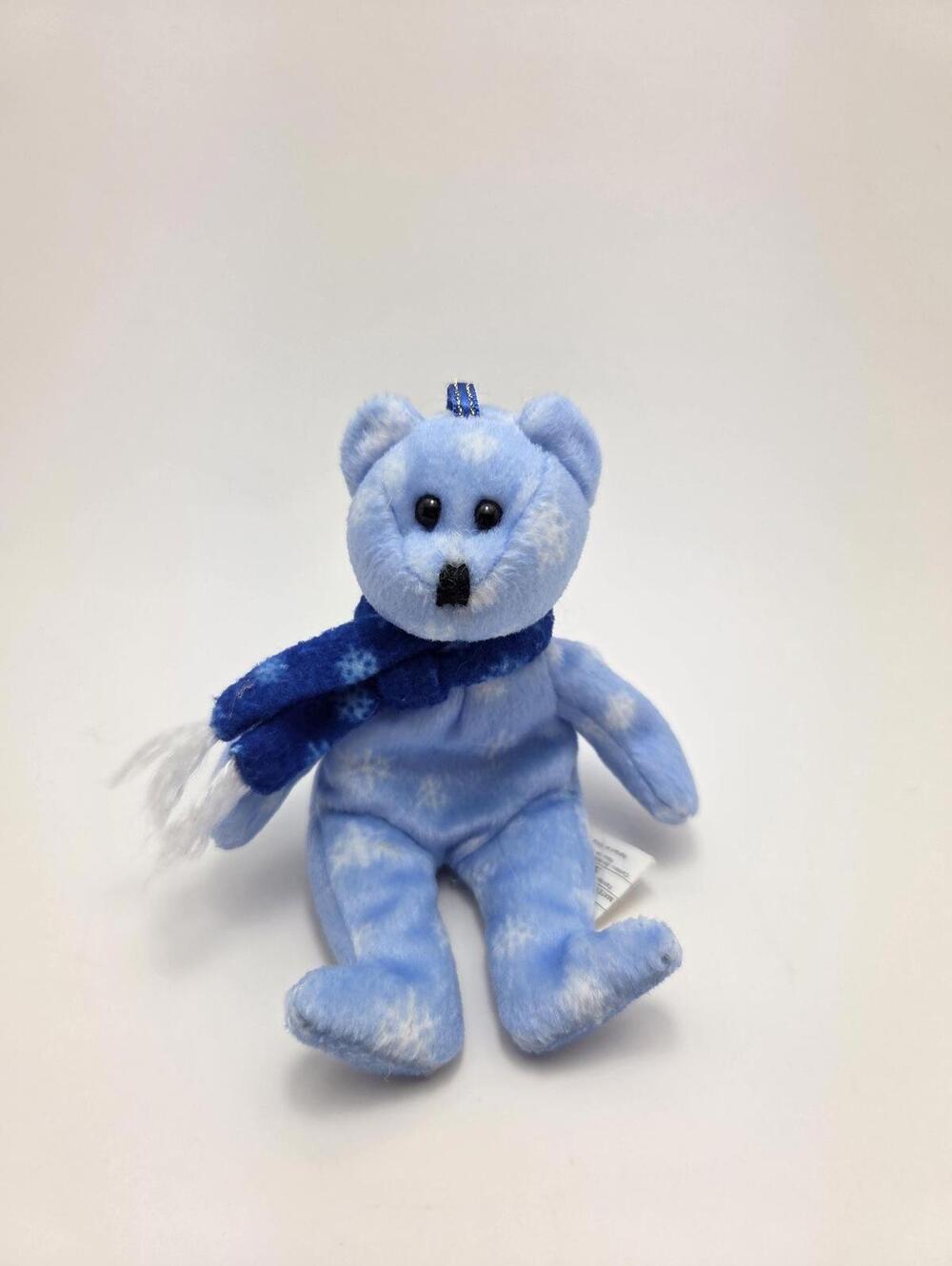 Ty Jingle Beanie “1999 Holiday Teddy” the Bear - Tree Ornament NHT (4 inch)